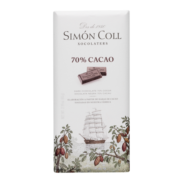 Chocolate 70% Cacao Simón Coll