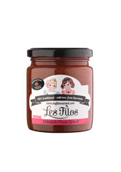 Mermelada Les Filos De Melocotón Rojo