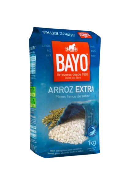 Arroz Bayo Extra 1 kg.