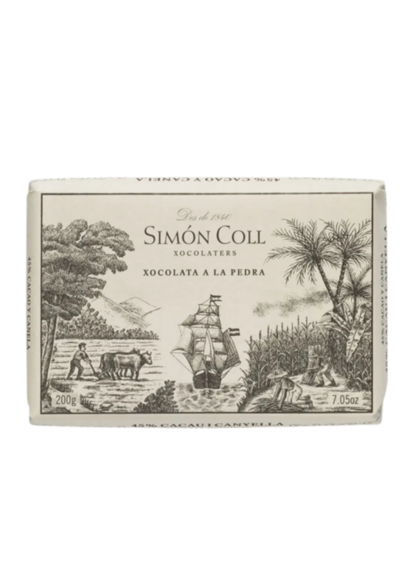 Chocolate a la piedra con cacao y canela Simón Coll